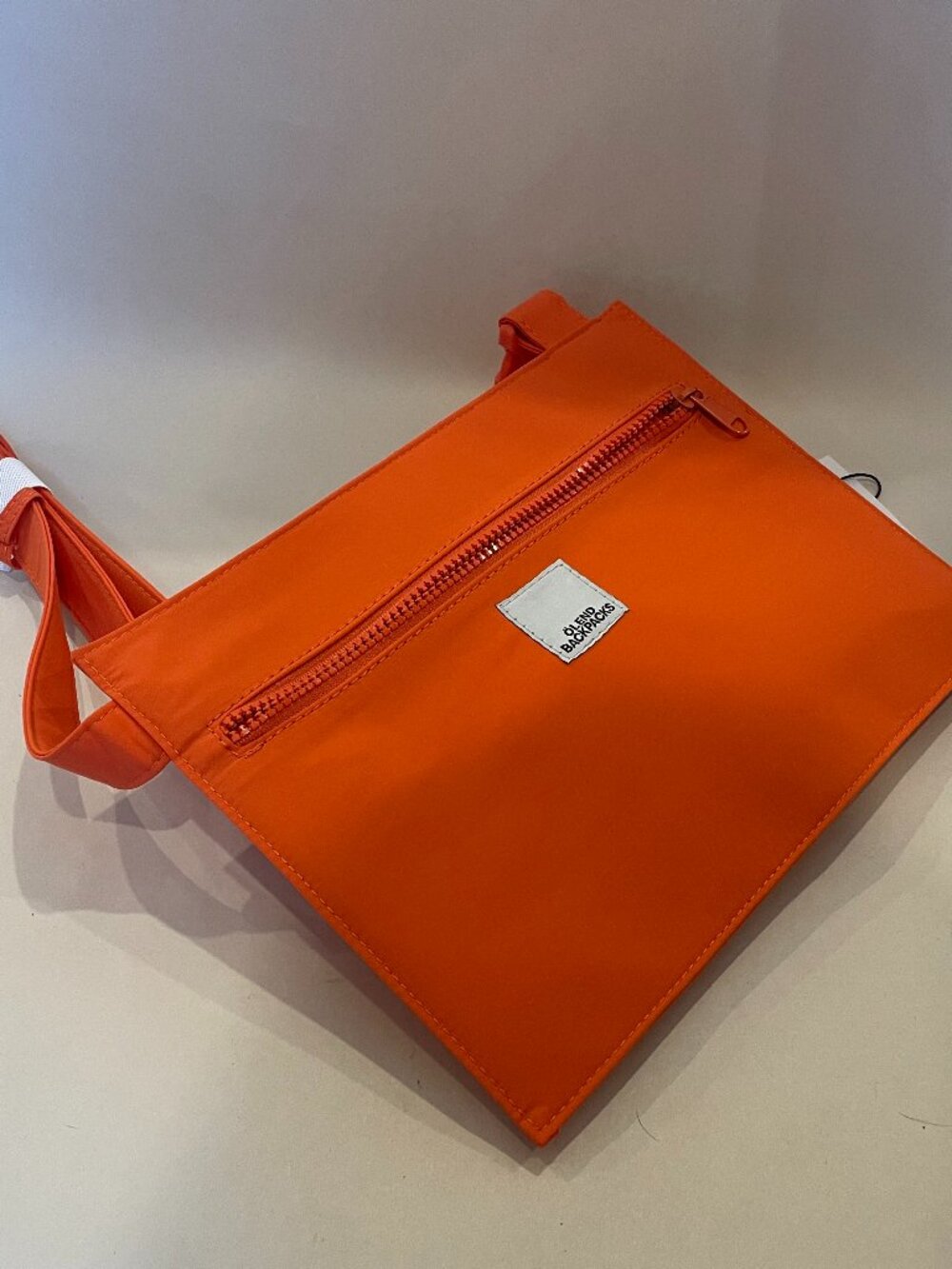 Orange Olend Backpacks Cross Body Bag With Pockets